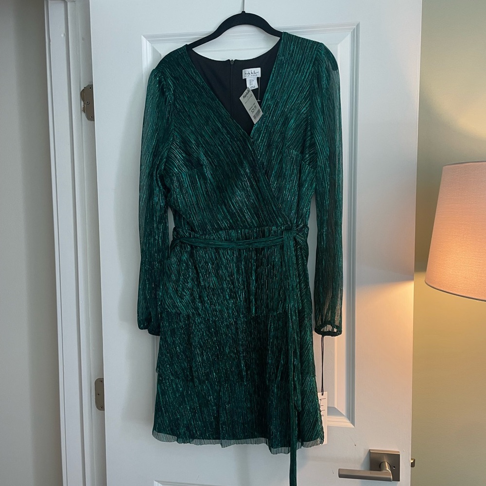 Nicole Miller Emerald Long Sleeve Dress